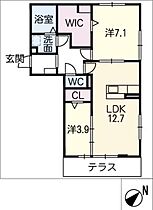 パークハイムＢ棟  ｜ 愛知県春日井市柏原町4丁目（賃貸アパート2LDK・1階・61.25㎡） その2