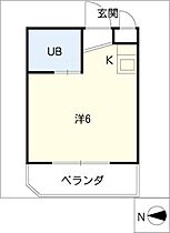 コンパート21  ｜ 愛知県春日井市高蔵寺町北2丁目（賃貸マンション1R・1階・16.52㎡） その2