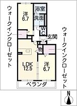 ミラパストラル  ｜ 愛知県春日井市高蔵寺町2丁目（賃貸マンション2LDK・2階・62.25㎡） その2