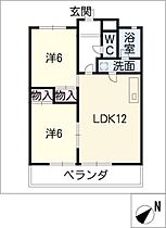 メゾン長縄  ｜ 愛知県春日井市瑞穂通1丁目（賃貸マンション2LDK・2階・52.92㎡） その2