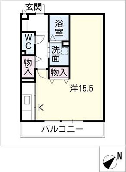 マイ・タウンハウス－Ａ ｜愛知県春日井市松新町4丁目(賃貸アパート1R・1階・40.29㎡)の写真 その2