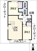 ノートルメゾン中野  ｜ 愛知県春日井市中野町2丁目（賃貸アパート2LDK・2階・58.70㎡） その2