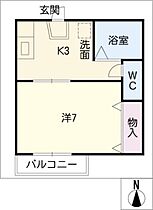 カスティーヌ青山  ｜ 愛知県西春日井郡豊山町大字青山字江川（賃貸アパート1K・1階・25.60㎡） その2