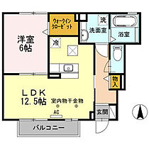 リバーオーク 103 ｜ 愛知県春日井市松河戸町6丁目7番地16（賃貸アパート1LDK・1階・47.84㎡） その2