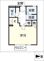 メゾン・セレッソ  ｜ 愛知県春日井市下屋敷町字下屋敷（賃貸アパート1R・1階・29.44㎡） その2