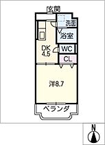 クラスト勝川  ｜ 愛知県春日井市勝川町2丁目（賃貸マンション1DK・4階・30.71㎡） その2