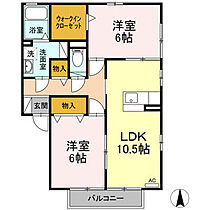 アムール　A 201 ｜ 愛知県春日井市小野町6丁目34（賃貸アパート2LDK・2階・57.93㎡） その2