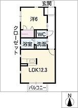 ディアス勝川  ｜ 愛知県春日井市勝川町4丁目（賃貸アパート1LDK・2階・45.27㎡） その2