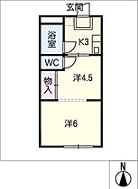 レジデンス21  ｜ 愛知県春日井市知多町2丁目（賃貸アパート2K・1階・24.50㎡） その2