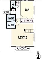 ＳＵＮ　ＨＯＵＳＥ  ｜ 愛知県春日井市小野町5丁目（賃貸アパート1LDK・2階・43.88㎡） その2