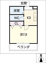 アネックス美濃  ｜ 愛知県春日井市美濃町1丁目（賃貸マンション1K・1階・24.96㎡） その2