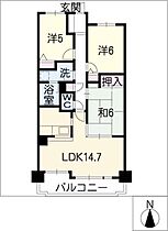 藤和シティコープ勝川104号  ｜ 愛知県春日井市八光町1丁目（賃貸マンション3LDK・1階・71.29㎡） その2