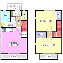 ESヒルズ F ｜ 愛知県東海市加木屋町小家ノ脇5-44（賃貸アパート2LDK・2階・59.62㎡） その2