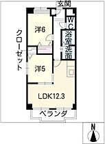 ヒラソル花の家  ｜ 愛知県東海市加木屋町石塚（賃貸マンション2LDK・3階・55.00㎡） その2