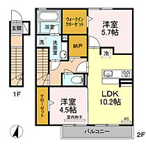 ルミエールASUKA 201 ｜ 愛知県常滑市飛香台5丁目1番6（賃貸アパート2LDK・2階・61.14㎡） その16