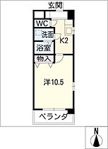 ステューディオ・K・ヴェルデ 502 ｜ 愛知県常滑市奥条6丁目70（賃貸マンション1K・5階・34.20㎡） その2