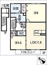 パークハウス常滑　A棟 202 ｜ 愛知県常滑市字広内21-1（賃貸アパート2LDK・2階・63.35㎡） その2