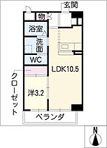 カーサコモダ新舞子　A 101 ｜ 愛知県知多市新舞子字明知山17（賃貸マンション1LDK・1階・36.86㎡） その2