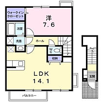 スプルースＫ 202 ｜ 愛知県知多市新舞子東町2丁目3番地4（賃貸アパート1LDK・2階・53.52㎡） その2