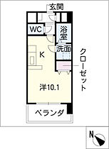 セントフィールドHouji 406 ｜ 愛知県常滑市保示町5丁目122（賃貸マンション1R・4階・27.54㎡） その2