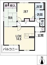 リベールＡ棟  ｜ 愛知県知多郡武豊町大字冨貴字外面（賃貸アパート2LDK・1階・62.35㎡） その2