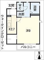 プランタン亀崎  ｜ 愛知県半田市亀崎高根町6丁目（賃貸アパート1K・1階・31.33㎡） その2