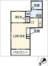 ａｌｉｖｉｏ  ｜ 愛知県半田市船入町（賃貸アパート1LDK・2階・28.84㎡） その2