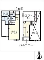 サンアリーナ桑名イースト  ｜ 三重県桑名市大字東野（賃貸アパート1K・2階・26.80㎡） その2