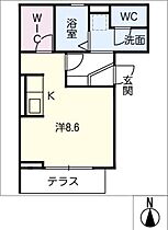 スタブリテラス桑名  ｜ 三重県桑名市大字東方（賃貸アパート1R・1階・25.95㎡） その2