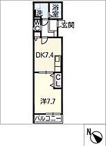 ノアール白須賀  ｜ 三重県四日市市白須賀1丁目（賃貸アパート1DK・3階・38.50㎡） その2