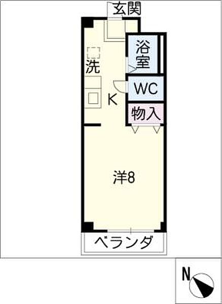 ロイヤル富州 ｜三重県四日市市富州原町(賃貸マンション1K・1階・25.20㎡)の写真 その2