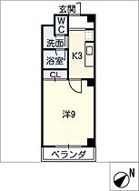 ウエストハイム  ｜ 三重県四日市市西富田町（賃貸マンション1K・3階・29.75㎡） その2