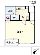 ロイヤルシャトーII  ｜ 三重県三重郡川越町大字豊田（賃貸マンション1K・1階・26.44㎡） その2