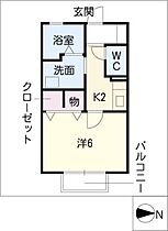 セジュール城西  ｜ 三重県四日市市城西町（賃貸アパート1K・1階・23.40㎡） その2