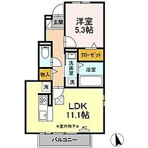 エスポワール 107 ｜ 三重県四日市市日永西1丁目29-36（賃貸アパート1LDK・1階・42.82㎡） その20