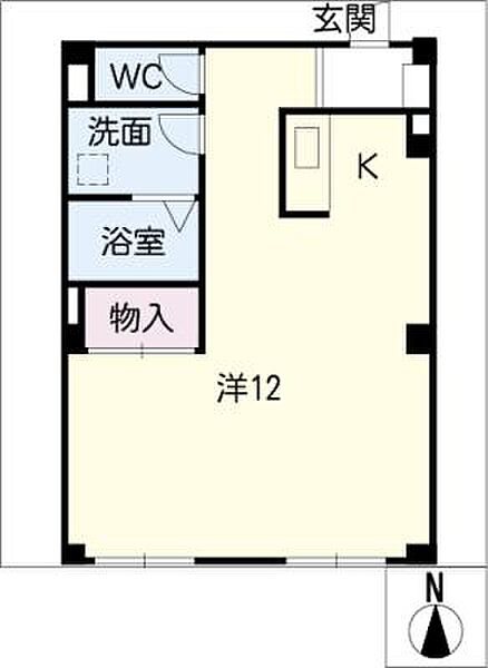 一番舘ビルII ｜三重県四日市市諏訪栄町(賃貸マンション1R・1階・32.46㎡)の写真 その2