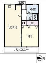 ドリームハウスセキスイ  ｜ 三重県四日市市伊倉1丁目（賃貸アパート1LDK・2階・42.00㎡） その2