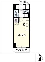 ステーションビラＫIII  ｜ 三重県四日市市鵜の森1丁目（賃貸マンション1R・7階・32.56㎡） その2