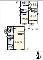 Ａｚａｌｅａ  ｜ 三重県四日市市城東町（賃貸一戸建3LDK・2階・80.64㎡） その2