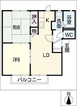 リバーストーン東町Ｂ  ｜ 三重県四日市市楠町北五味塚（賃貸アパート2LDK・2階・50.00㎡） その2