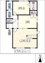 Ｖｏｇｅｌ　Ｄ棟  ｜ 三重県四日市市大治田1丁目（賃貸アパート2LDK・1階・56.26㎡） その2