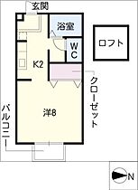 南十字星Ｋ  ｜ 三重県鈴鹿市稲生3丁目（賃貸アパート1K・2階・26.93㎡） その2