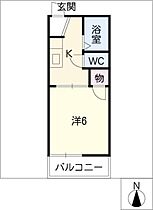 ドミールハヤマ  ｜ 三重県鈴鹿市庄野羽山4丁目（賃貸アパート1K・2階・22.60㎡） その2