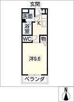 セントリバーヒルズひばりが丘　I棟  ｜ 三重県鈴鹿市岸岡町（賃貸マンション1K・3階・30.00㎡） その2