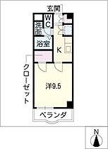 Ｅｎａｍユーアイ  ｜ 三重県津市一身田中野（賃貸マンション1K・4階・32.80㎡） その2