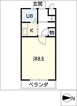 タウンコート岩塚  ｜ 愛知県名古屋市中村区烏森町3丁目（賃貸マンション1K・3階・26.00㎡） その2