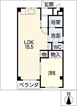 サンハイツながおさ  ｜ 愛知県名古屋市中村区長筬町5丁目（賃貸マンション1LDK・1階・48.87㎡） その2