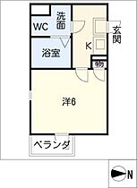 タウンコート中村  ｜ 愛知県名古屋市中村区草薙町3丁目（賃貸マンション1K・2階・21.08㎡） その2