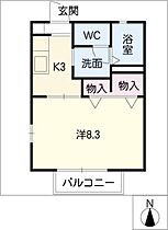 メゾンＲ＆ＡIX  ｜ 愛知県名古屋市中村区塩池町2丁目（賃貸アパート1K・2階・27.27㎡） その2