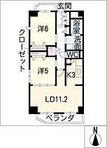 Ｓｕｇａｒ　Ｈｉｌｌ　千種  ｜ 愛知県名古屋市千種区古出来3丁目（賃貸マンション2LDK・7階・60.83㎡） その2